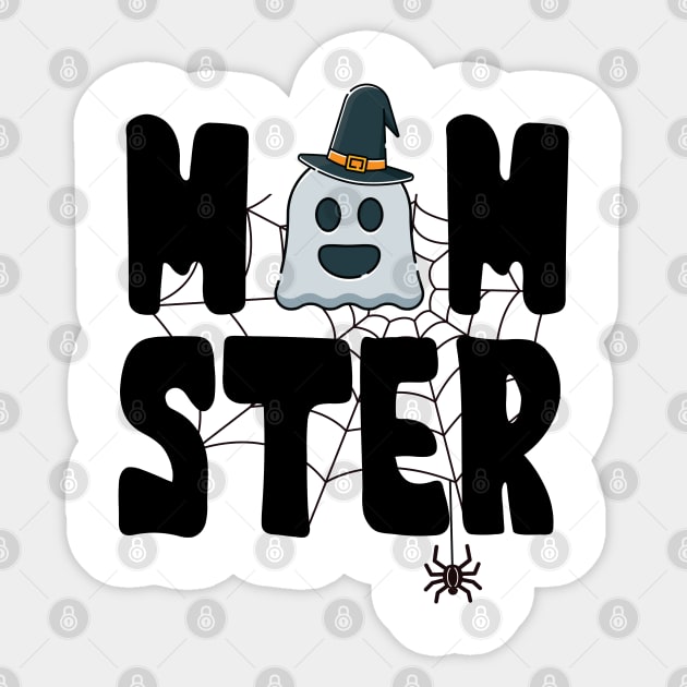 "Mom"-Ster Ghost Sticker by CanossaGraphics